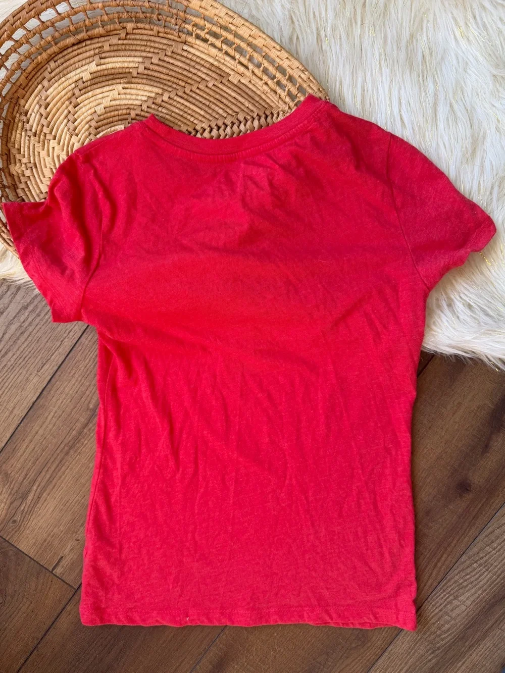 Y2K Aeropostale Red Embroidered Aero ‘87 Short Sleeve T-Shirt Size Large